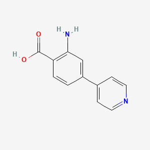 2-Amino-4-(pyridin-4-yl)benzoic acid