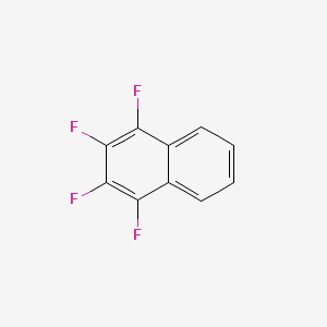 molecular formula C10H4F4 B8722808 1,2,3,4-Tetrafluoronaphthalene CAS No. 711-55-7