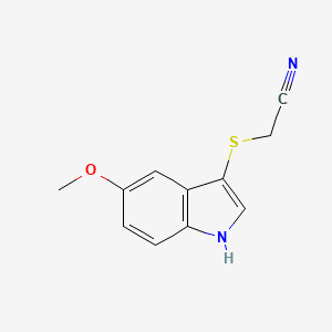 5-Methoxy-3-cyanomethylthioindole