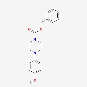 Benzyl 4-(4-hydroxyphenyl)piperazine-1-carboxylate