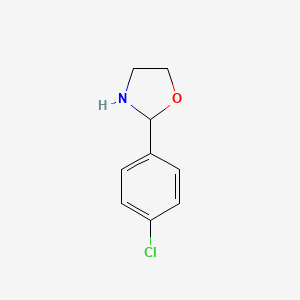 2-(4-Chlorophenyl)-1,3-oxazolidine