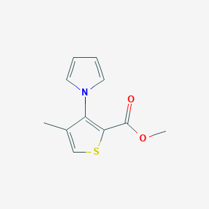 Methyl 4-methyl-3-(pyrrol-1-yl)thiophene-2-carboxylate