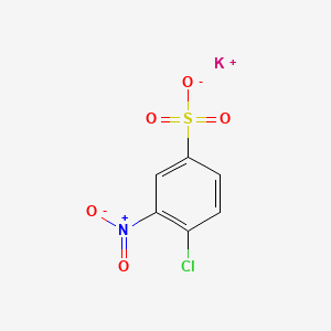 molecular formula C6H3ClKNO5S B8723003 Potassium 4-chloro-3-nitrobenzenesulfonate CAS No. 6671-49-4