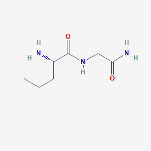 Glycinamide, L-leucyl-