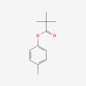 molecular formula C12H16O2 B8723129 p-Tolyl pivalate CAS No. 69120-23-6