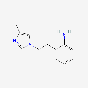 2-[2-(4-Methyl-1H-imidazol-1-yl)ethyl]aniline
