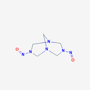 molecular formula C5H10N6O2 B087232 Dinitrosopentamethylenetetramine CAS No. 101-25-7