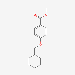 molecular formula C15H20O3 B8723449 Methyl 4-(cyclohexylmethoxy)benzoate 