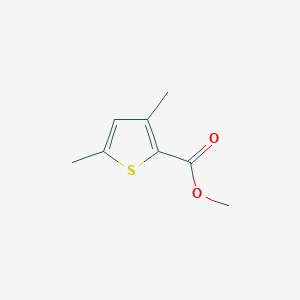 molecular formula C8H10O2S B8723456 Methyl 3,5-dimethylthiophene-2-carboxylate CAS No. 57041-28-8