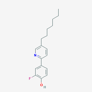 2-(m-Fluoro-p-hydroxyphenyl)-5-heptylpyridine