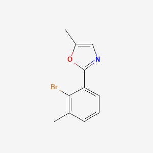 2-(2-Bromo-3-methylphenyl)-5-methyloxazole