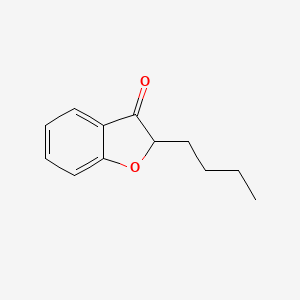 molecular formula C12H14O2 B8723506 2-Butyl-2H-benzofuran-3-one CAS No. 85614-49-9
