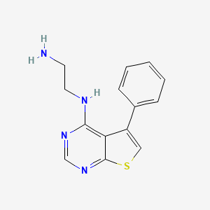 N-(2-aminoethyl)-5-phenylthieno[2,3-d]pyrimidin-4-amine