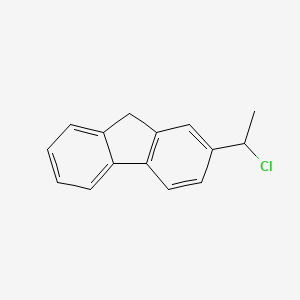 2-(1-chloroethyl)-9H-fluorene