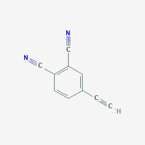 molecular formula C10H4N2 B8723728 4-Ethynylphthalonitrile 
