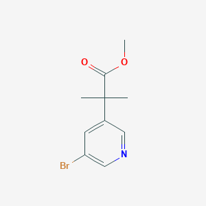 Methyl 2-(5-bromopyridin-3-yl)-2-methylpropanoate