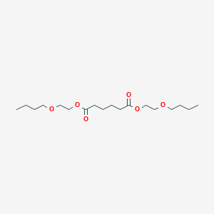 molecular formula C18H34O6 B087239 Bis(2-butoxyethyl) adipate CAS No. 141-18-4