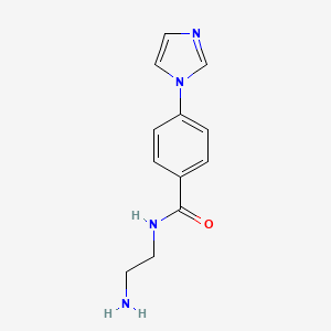 N-(2-Aminoethyl)-4-(1H-imidazol-1-yl)benzamide