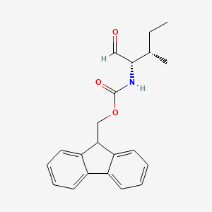 molecular formula C21H23NO3 B8723938 Fmoc-Ile-Wang resin, extent of labeling: ~0.6 mmol/g loading 