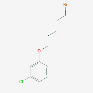 1-((5-Bromopentyl)oxy)-3-chlorobenzene