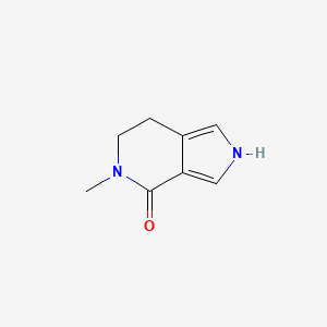 molecular formula C8H10N2O B8723975 5-Methyl-6,7-dihydro-2H-pyrrolo[3,4-c]pyridin-4(5H)-one 