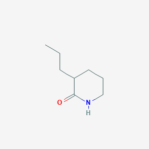 molecular formula C8H15NO B8724012 3-Propylpiperidin-2-one CAS No. 90275-41-5