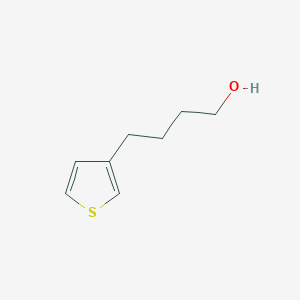 molecular formula C8H12OS B8724057 4-(Thiophen-3-yl)butan-1-ol 