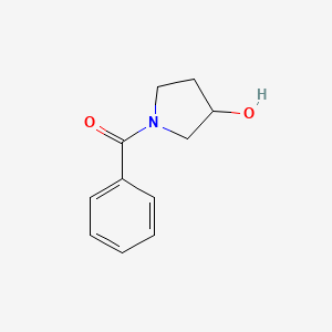 molecular formula C11H13NO2 B8724133 N-benzoyl-3-pyrrolidinol 