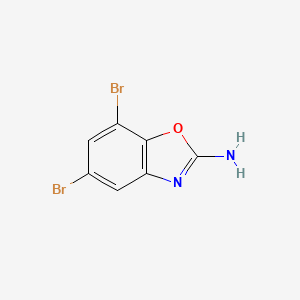 Benzoxazole, 2-amino-5,7-dibromo-