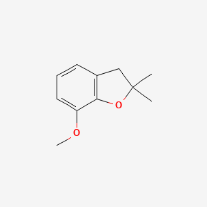 molecular formula C11H14O2 B8724180 7-Methoxy-2,2-dimethyl-2,3-dihydro-1-benzofuran 