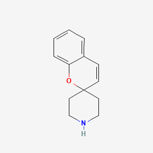 molecular formula C13H15NO B8724282 Spiro[chromene-2,4'-piperidine] 