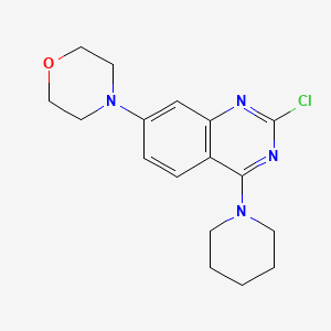 2-Chloro-7-morpholin-4-yl-4-piperidin-1-ylquinazoline