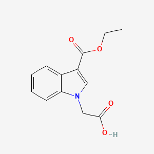 1-Carboxymethyl-1H-indole-3-carboxylic acid ethyl ester