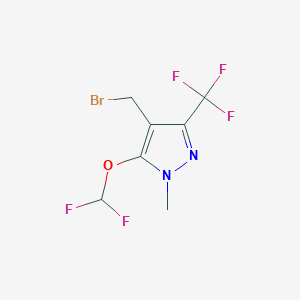 4-bromomethyl-5-difluoromethoxy-1-methyl-3-trifluoromethyl-1H-pyrazole