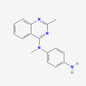 N-methyl-N-(2-methylquinazolin-4-yl)benzene-1,4-diamine