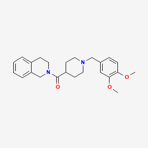 3,4-dihydroisoquinolin-2(1H)-yl[1-(3,4-dimethoxybenzyl)piperidin-4-yl]methanone