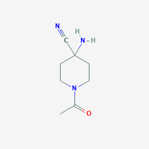 4-Piperidinecarbonitrile,1-acetyl-4-amino-