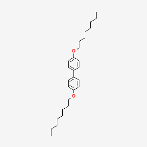 molecular formula C28H42O2 B8724655 4,4'-Bis(octyloxy)-1,1'-biphenyl CAS No. 21470-43-9