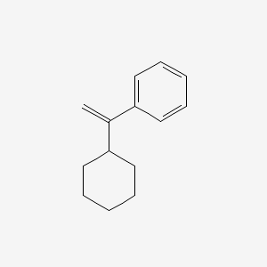 molecular formula C14H18 B8724690 alpha-Cyclohexylstyrene 