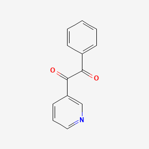 molecular formula C13H9NO2 B8724713 1-Phenyl-2-(pyridin-3-yl)ethan-1,2-dione CAS No. 23826-56-4