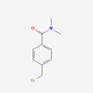 molecular formula C10H12BrNO B8724742 4-(bromomethyl)-N,N-dimethylbenzamide 