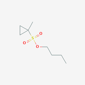 molecular formula C8H16O3S B8724747 Butyl 1-methylcyclopropane-1-sulfonate CAS No. 923032-53-5