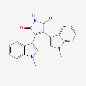 1H-Pyrrole-2,5-dione, 3,4-bis(1-methyl-1H-indol-3-yl)-