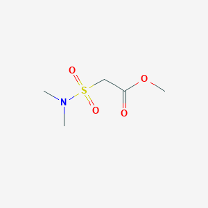 molecular formula C5H11NO4S B8724910 Methyl [(dimethylamino)sulfonyl]acetate 