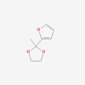 molecular formula C8H10O3 B8725022 2-(2-Methyl[1,3]dioxolane-2-yl)furan CAS No. 69536-36-3