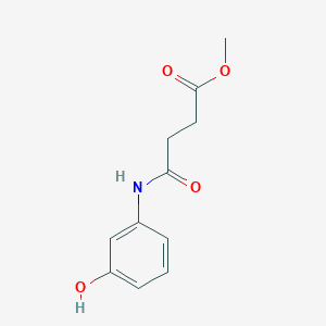 Methyl 4-(3-hydroxyanilino)-4-oxobutanoate