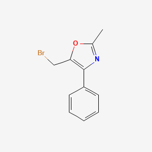 B8725060 5-Bromomethyl-2-methyl-4-phenyloxazole CAS No. 89149-91-7