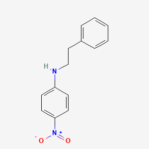 molecular formula C14H14N2O2 B8725117 4-Nitrophenylphenethylamine 