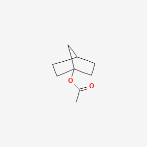 molecular formula C9H14O2 B8725210 Bicyclo(2.2.1)hept-1-yl acetate CAS No. 93980-80-4