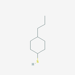 molecular formula C9H18S B8725376 4-PROPYLCYCLOHEXANE-1-THIOL 